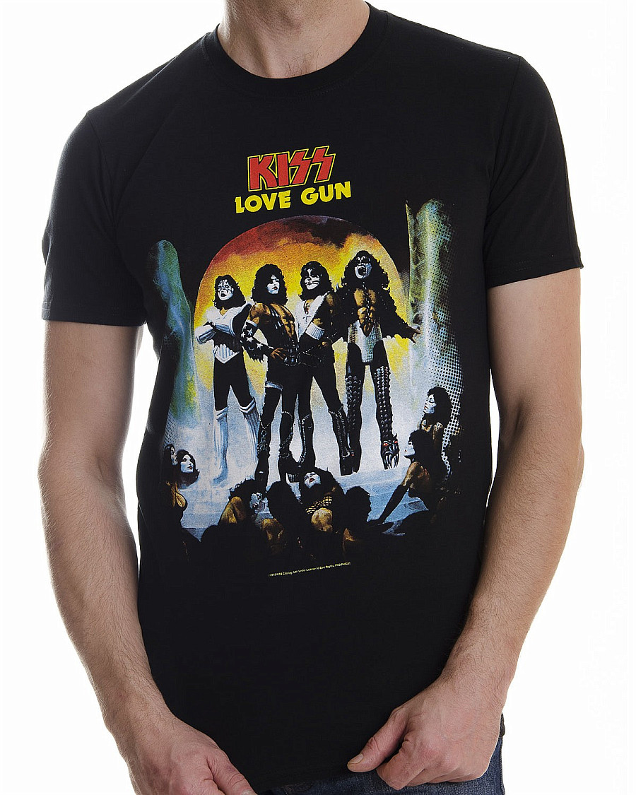 KISS tričko, Love Gun, pánské, velikost M