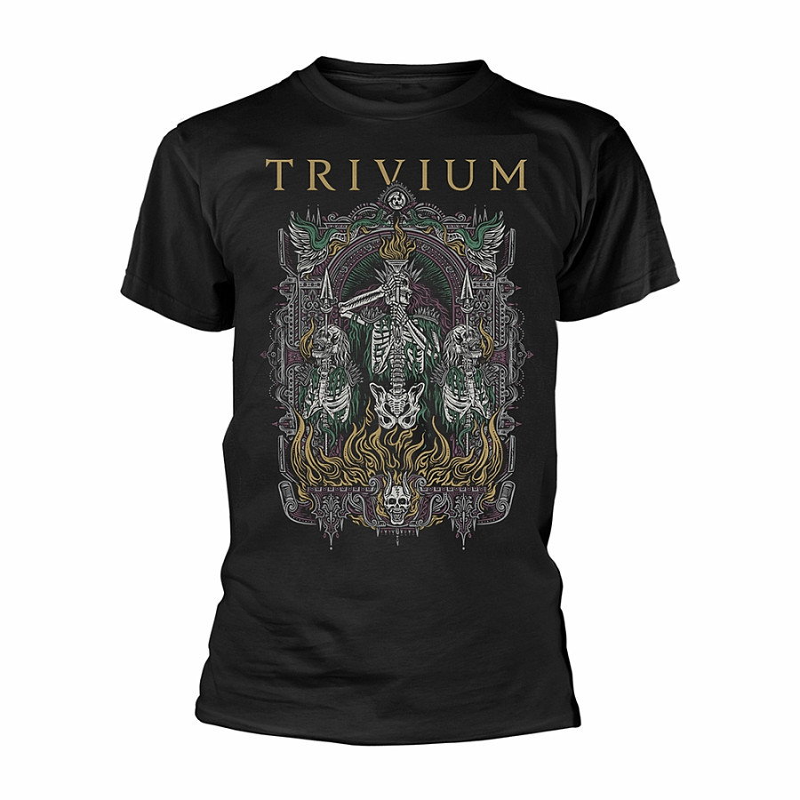 Trivium tričko, Skelly Frame Black, pánské, velikost XL