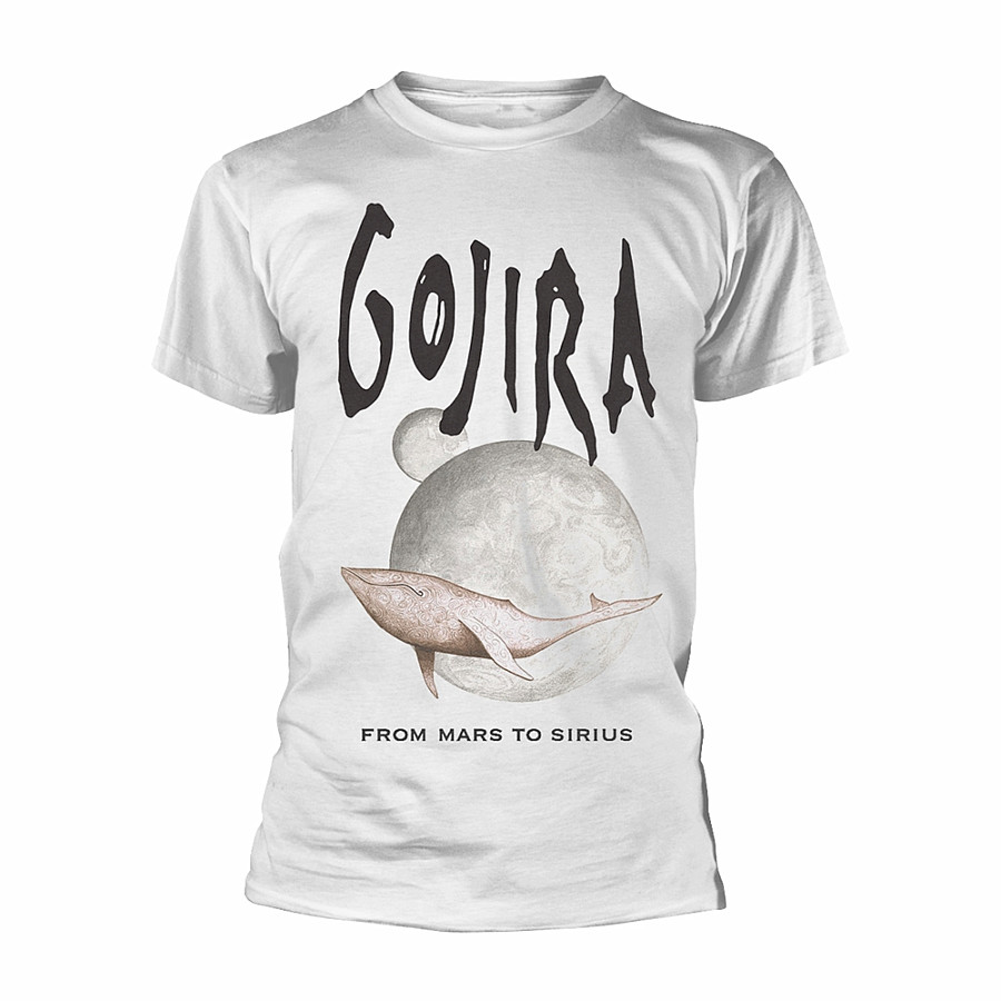 Gojira tričko, Whale From Mars Organic White, pánské, velikost XXL