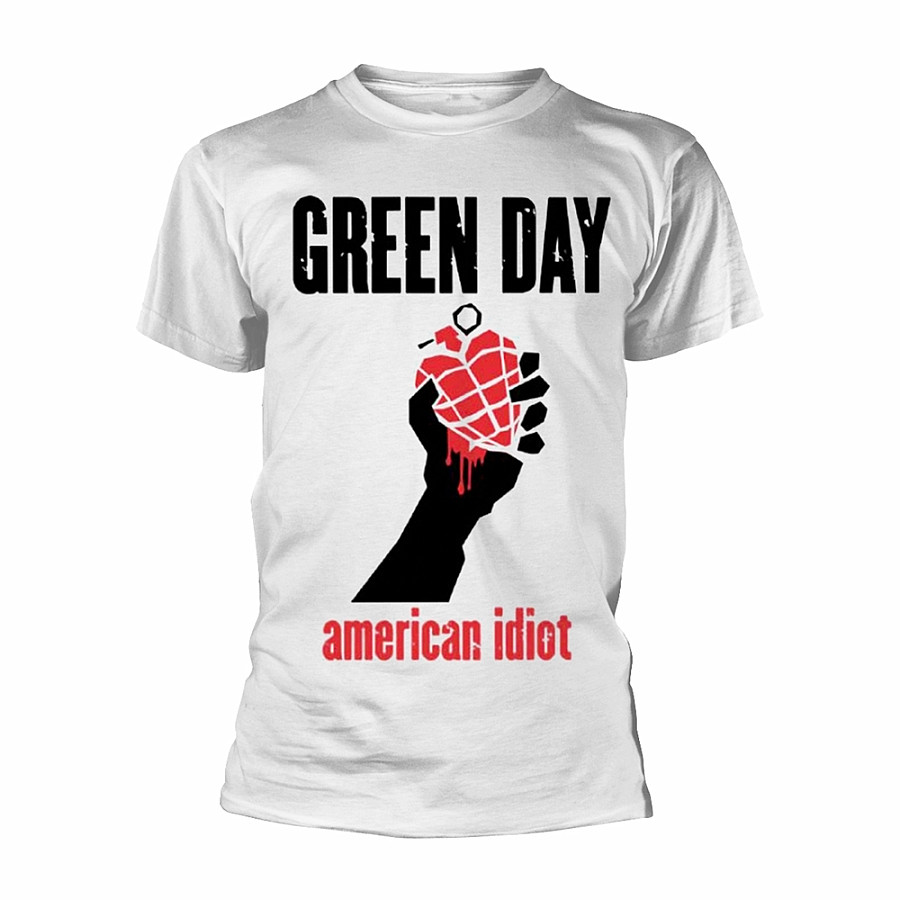 Green Day tričko, American Idiot BP White, pánské, velikost XXL