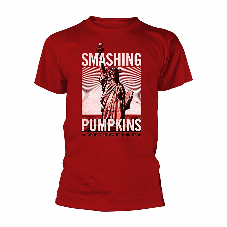 Smashing Pumpkins tričko, Zeitgeist Statue BP Red, pánské, velikost XXL