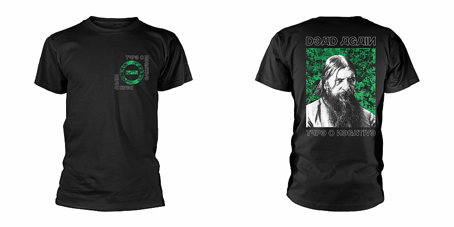 Type O Negative tričko, Green Rasputin BP Black, pánské, velikost XL