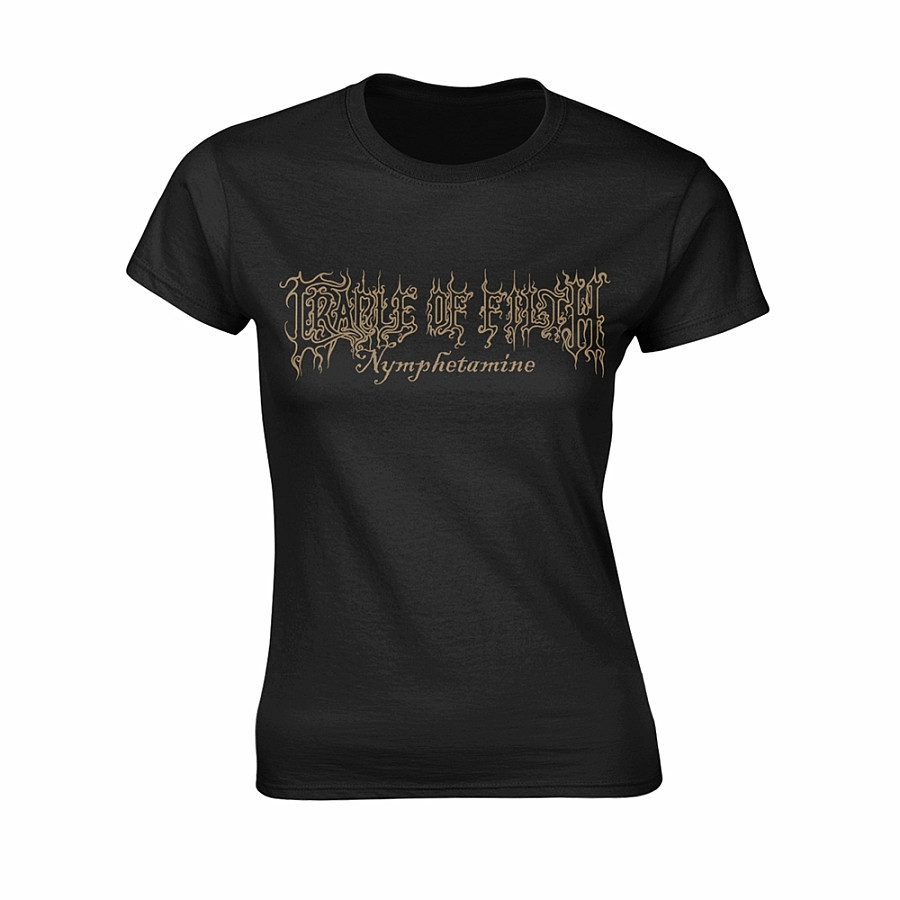 Cradle Of Filth tričko, Nymph Logo Girly BP Black, dámské, velikost M