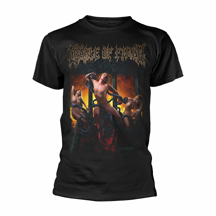 Cradle Of Filth tričko, Crawling King Chaos BP Black, pánské, velikost S