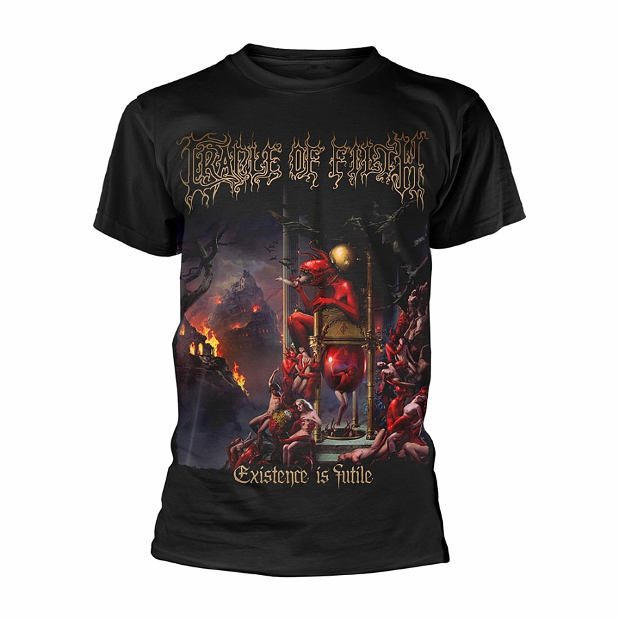Cradle Of Filth tričko, Existence (All Existence) BP Black, pánské, velikost S