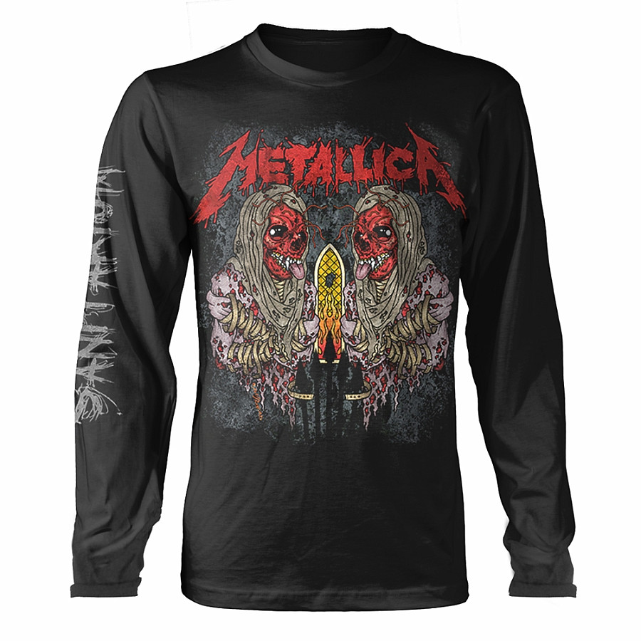 Metallica tričko dlouhý rukáv, Sanitarium Black, pánské, velikost S
