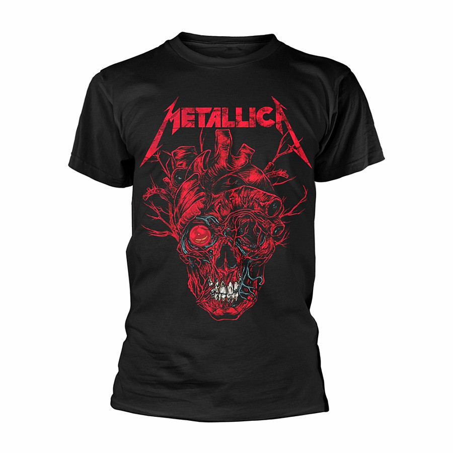 Metallica tričko, Heart Skull Black, pánské, velikost XXL