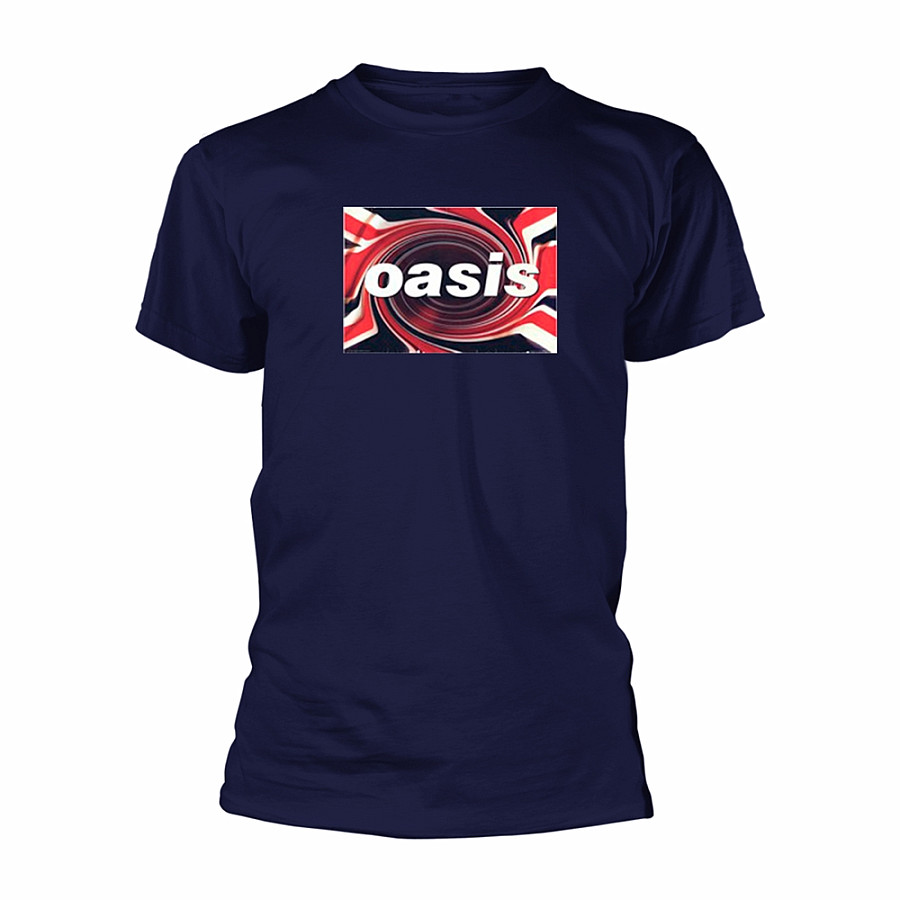 Oasis tričko, Union Jack Blue, pánské, velikost XL
