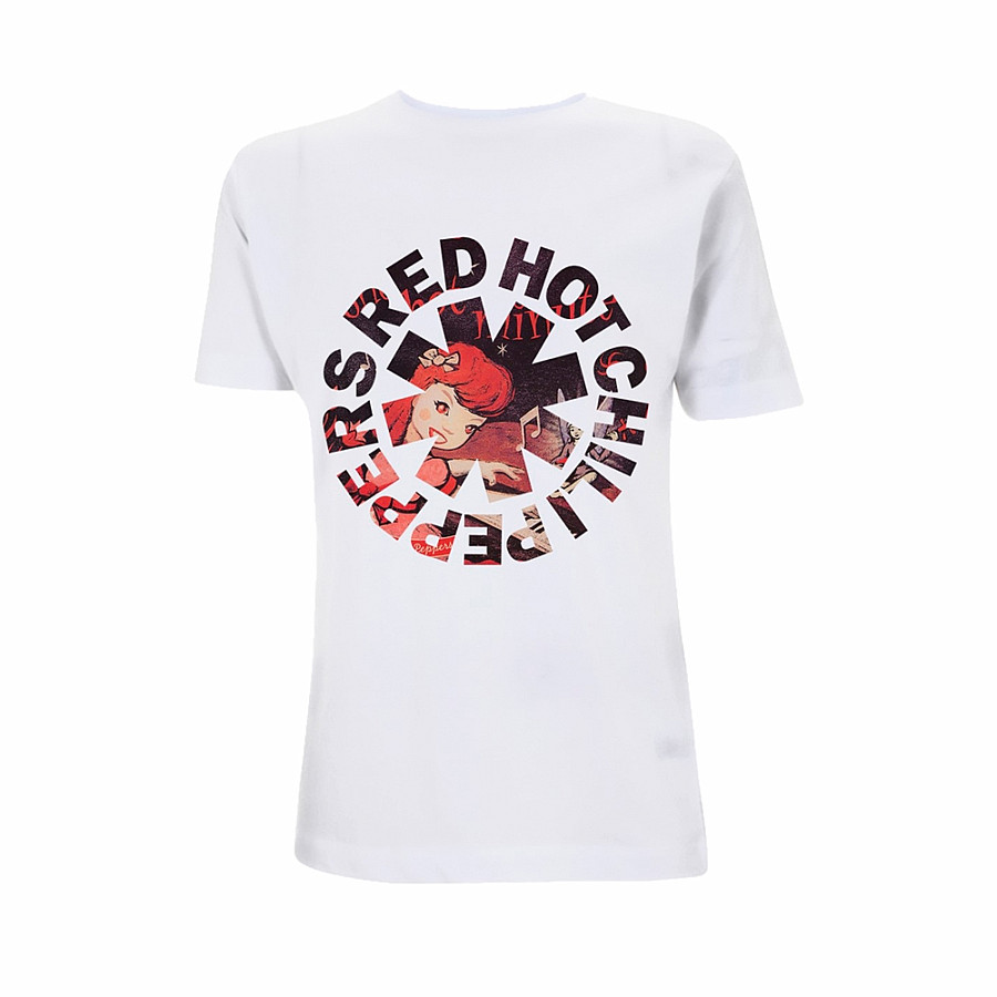 Red Hot Chili Peppers tričko, One Hot Asterisk White, pánské, velikost XXL