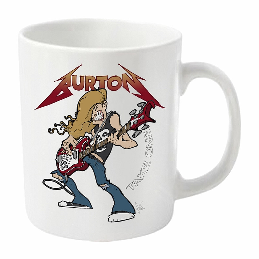 Metallica keramický hrnek 250ml, Cliff Burton - Take One