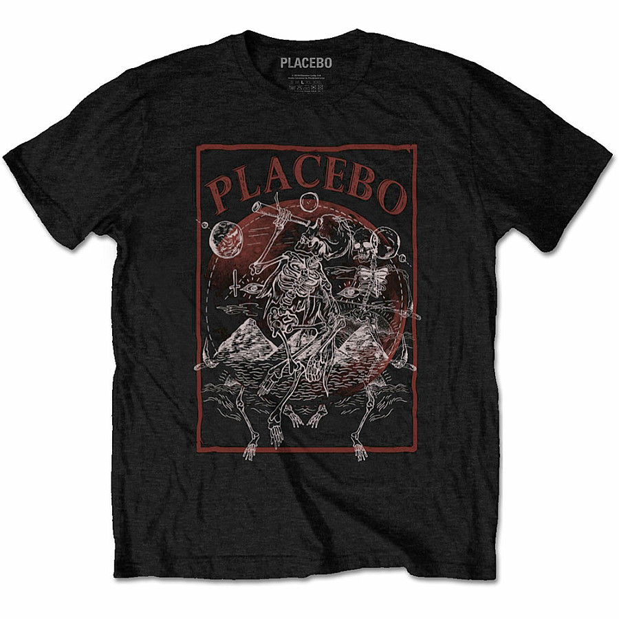 Placebo tričko, Astro Skeletons, pánské, velikost S