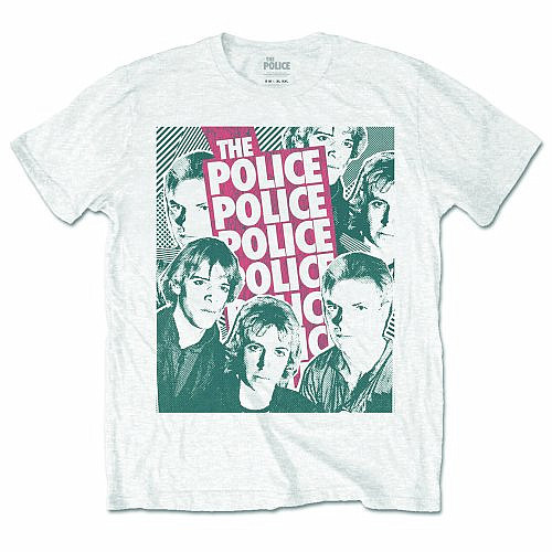 The Police tričko, Halftone Faces, pánské, velikost L