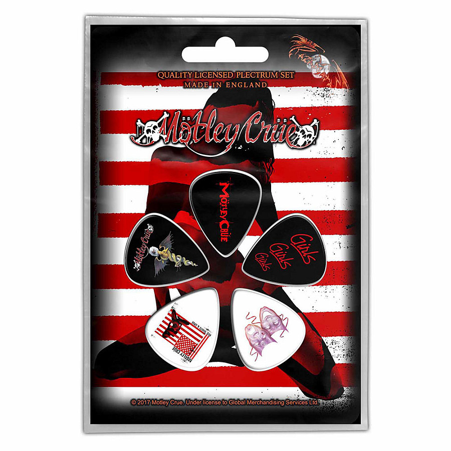 Motley Crue set trsátek 5 ks, Red White &amp; Crue