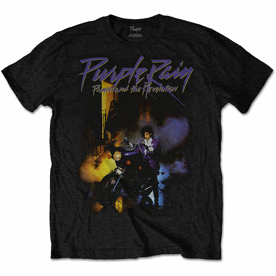Prince tričko, Purple Rain, pánské, velikost S
