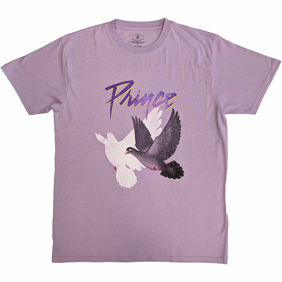 Prince tričko, Doves Distressed Eco Friendly Purple, pánské, velikost L