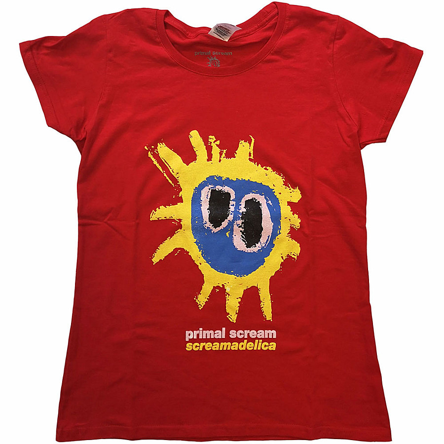 Primal Scream tričko, Screamadelica Girly Red, dámské, velikost S