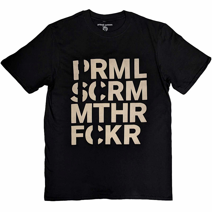Primal Scream tričko, Muthafucka Black, pánské, velikost XL