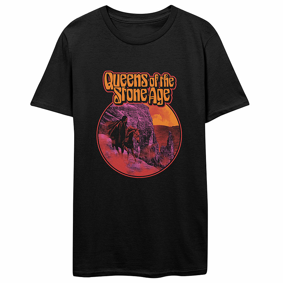 Queens of the Stone Age tričko, Hell Ride Black, pánské, velikost L