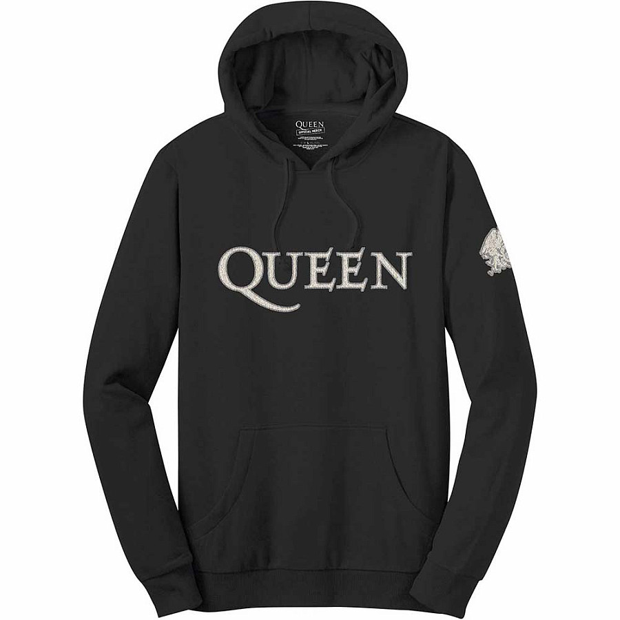 Queen mikina, Logo &amp; Crest With Applique, pánská, velikost XXL