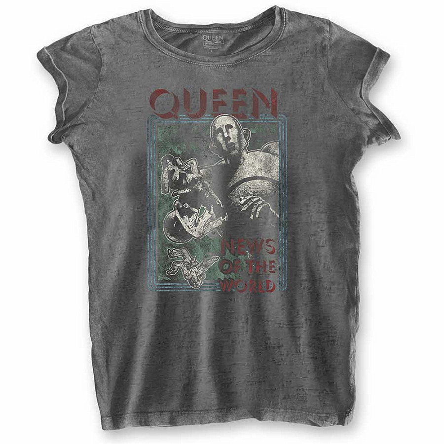 Queen tričko, News Of The World Girly, dámské, velikost L
