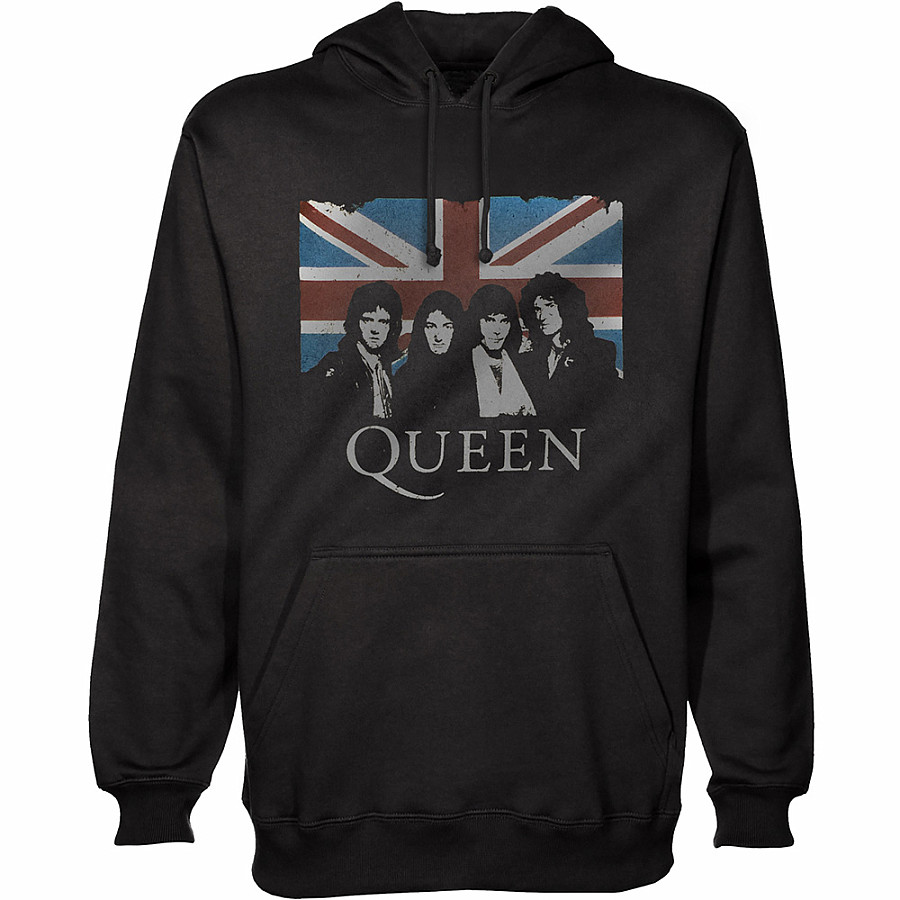 Queen mikina, Vintage Union Jack, pánská, velikost XXL