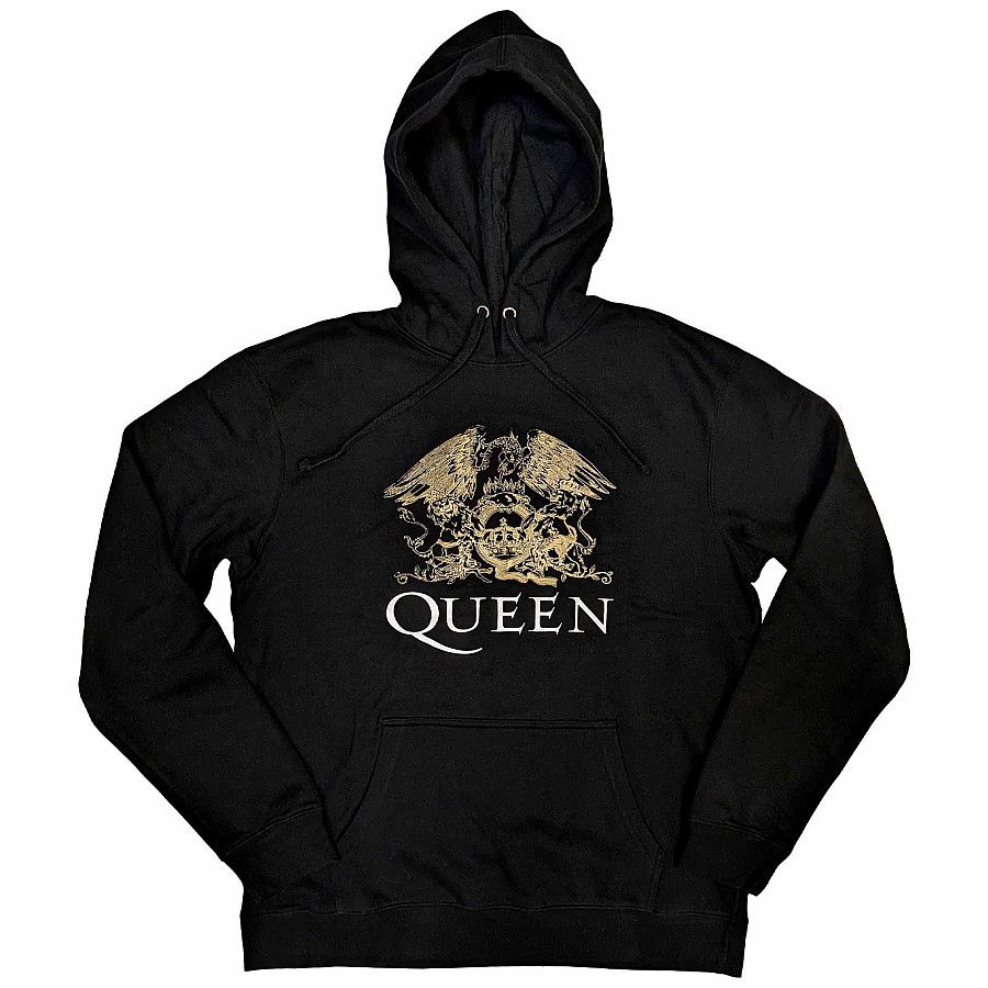Queen mikina, Crest Black, pánská, velikost XXL