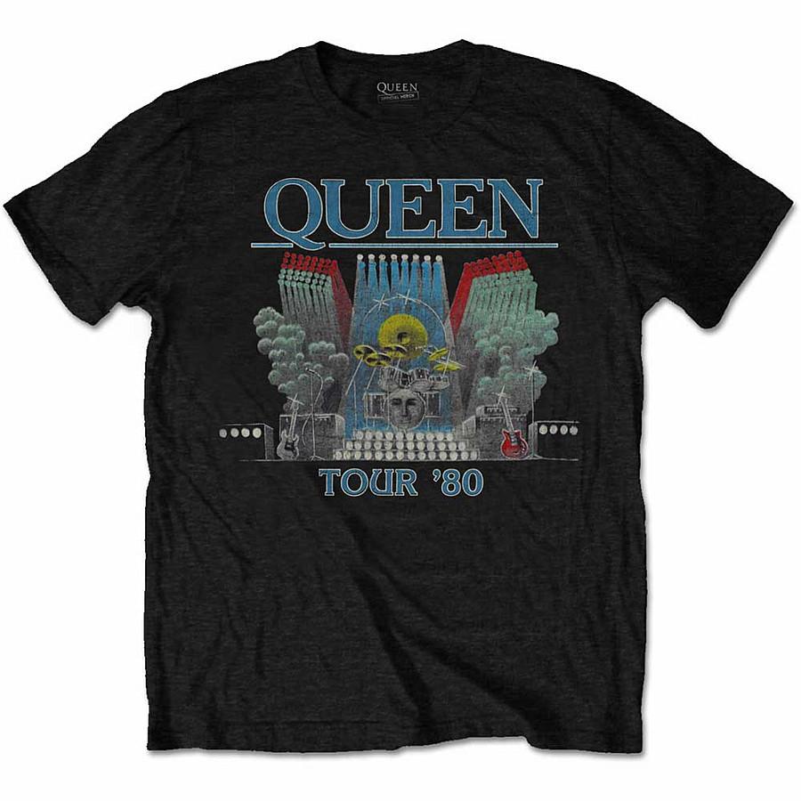 Queen tričko, Tour ´80, pánské, velikost L
