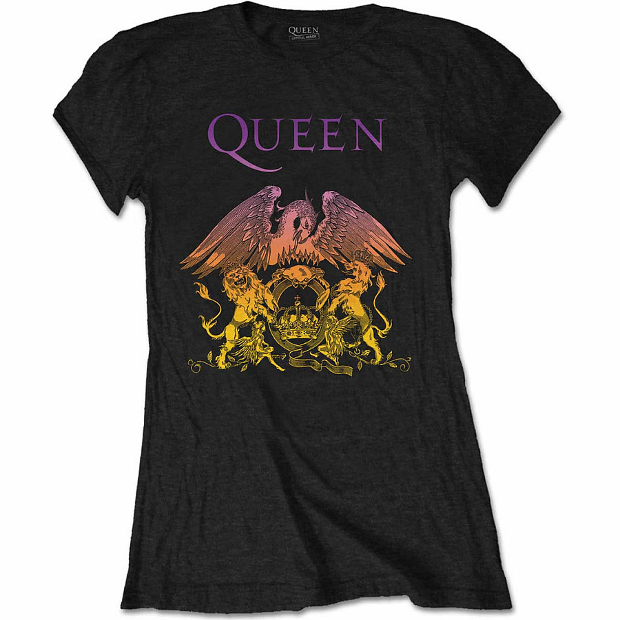 Queen tričko, Gradient Crest, dámské, velikost L