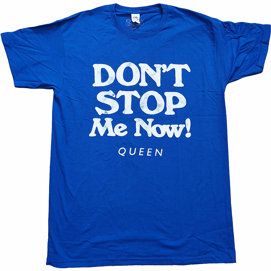 Queen tričko, Don´t Stop Me Now Blue, pánské, velikost L