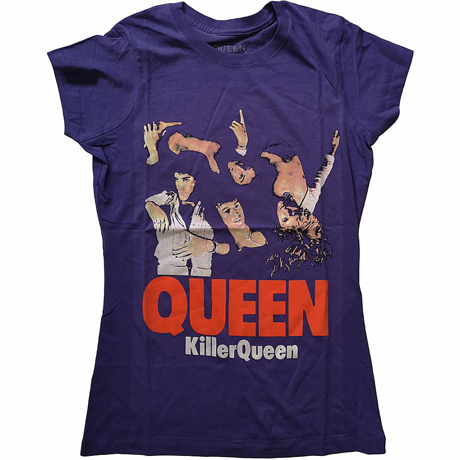 Queen tričko, Killer Queen Girly Purple, dámské, velikost L