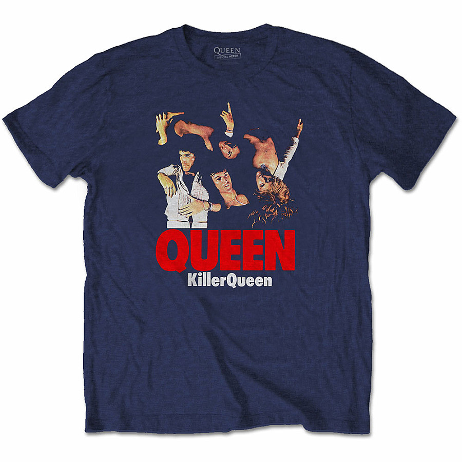 Queen tričko, Killer Queen Blue, pánské, velikost L