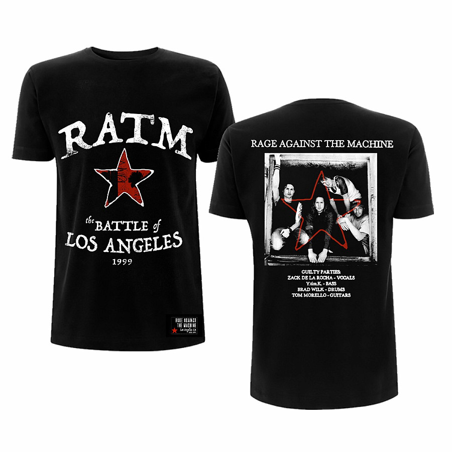 Rage Against The Machine tričko, Battle Star, pánské, velikost XL