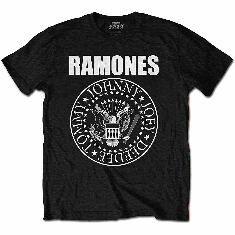 Ramones tričko, Presidential Seal Black, dětské, velikost S velikost S věk (5-6 let)