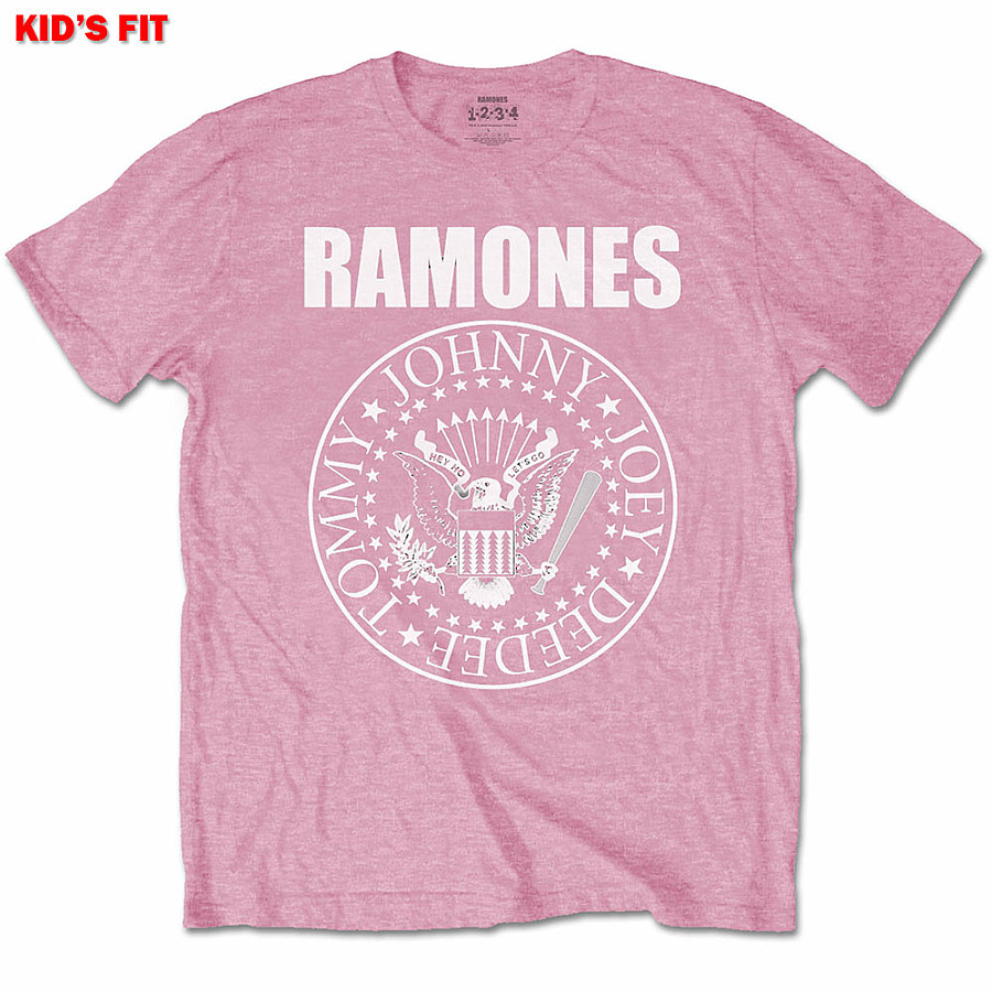 Ramones tričko, Presidential Seal Pink, dětské, velikost L velikost L (9-10 let)