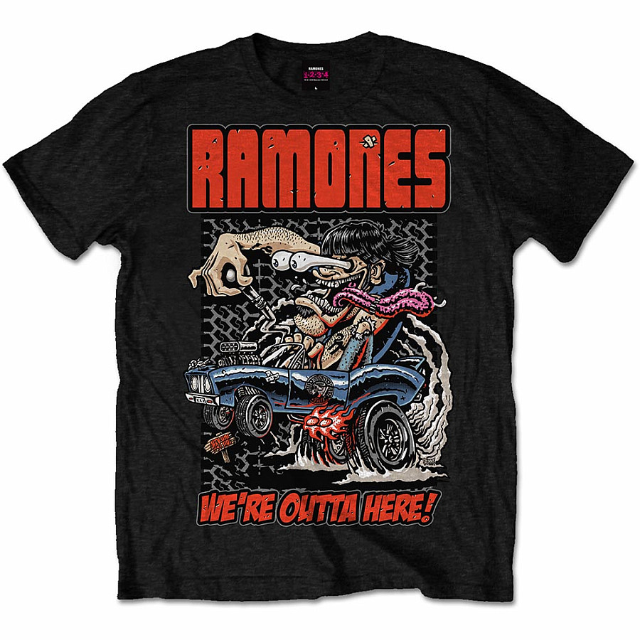 Ramones tričko, Outta Here, pánské, velikost S