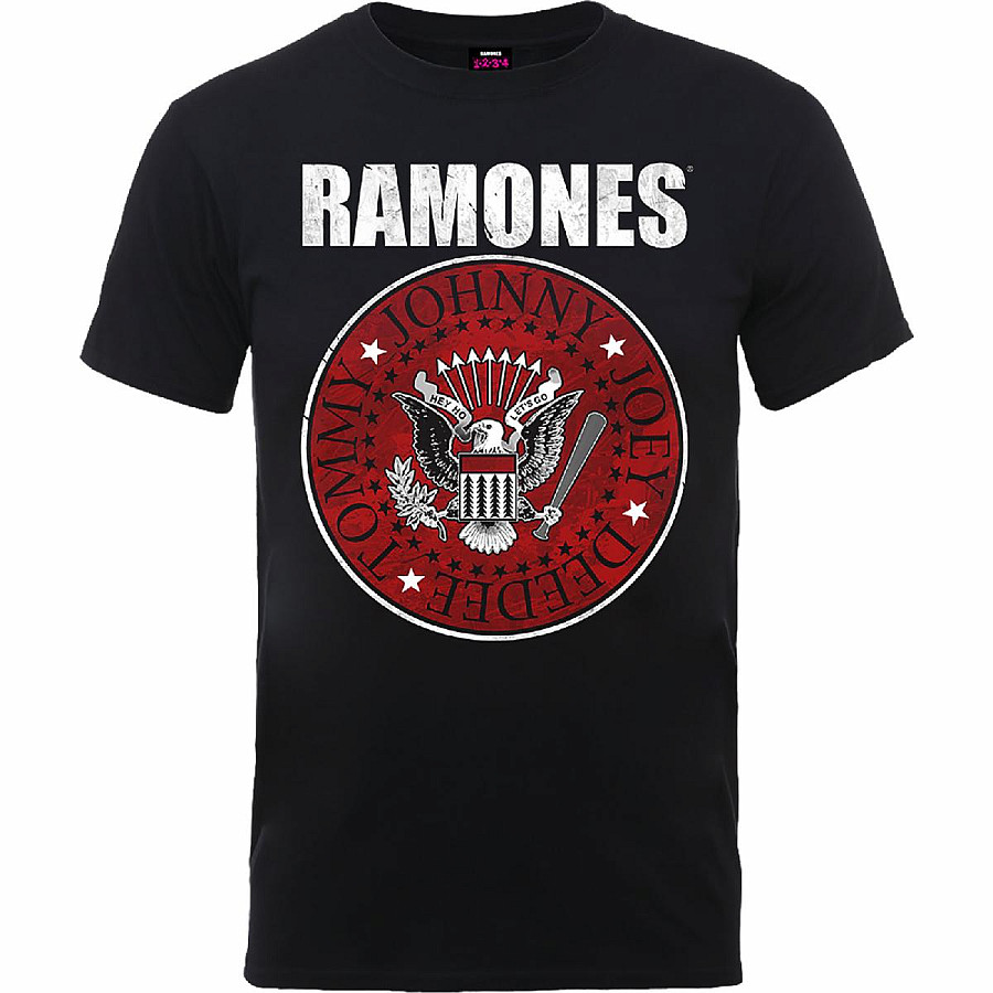 Ramones tričko, Red Fill Seal, pánské, velikost M