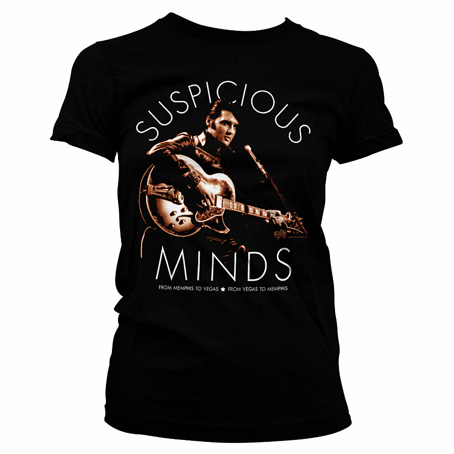 Elvis Presley tričko, Suspicious Minds, dámské, velikost XL