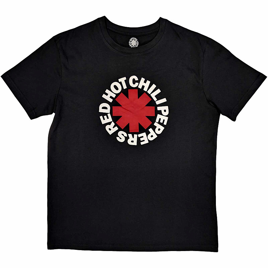 Red Hot Chili Peppers tričko, Classic Asterisk Black, pánské, velikost L