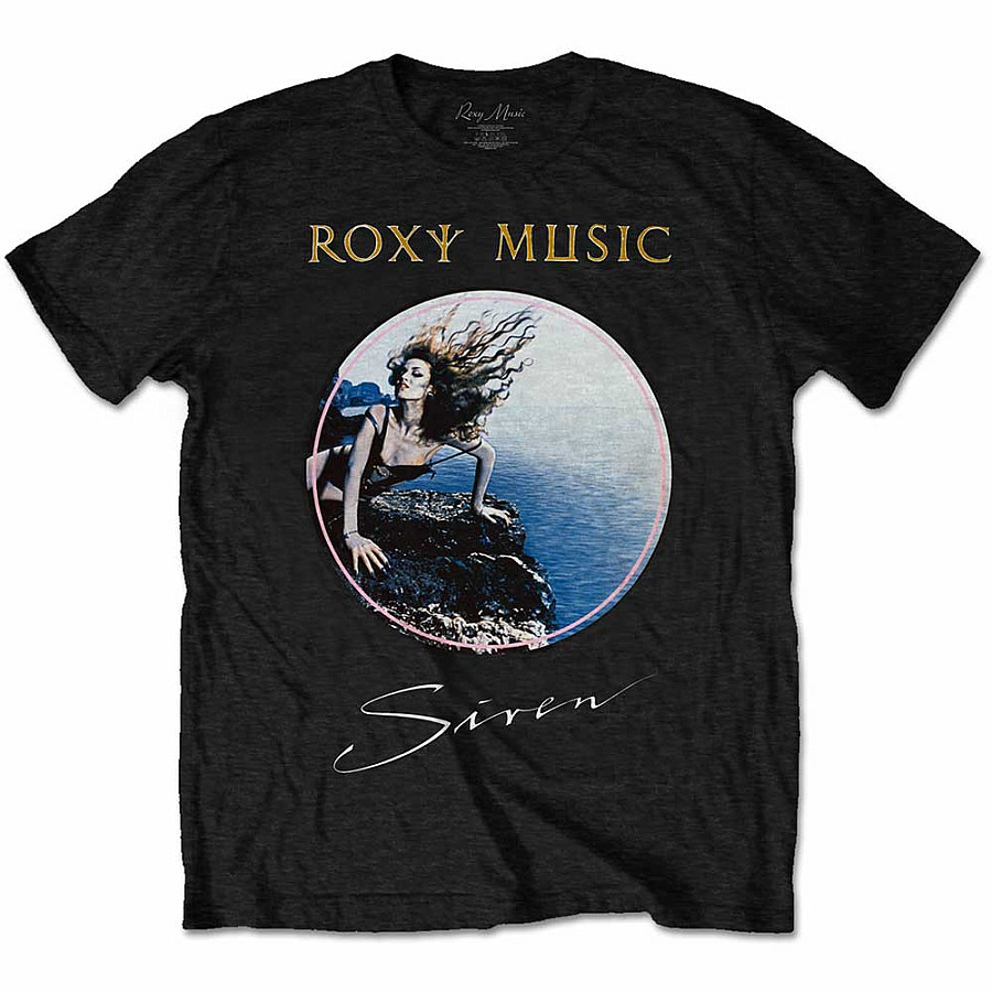 Roxy Music tričko, Siren Black, pánské, velikost XL
