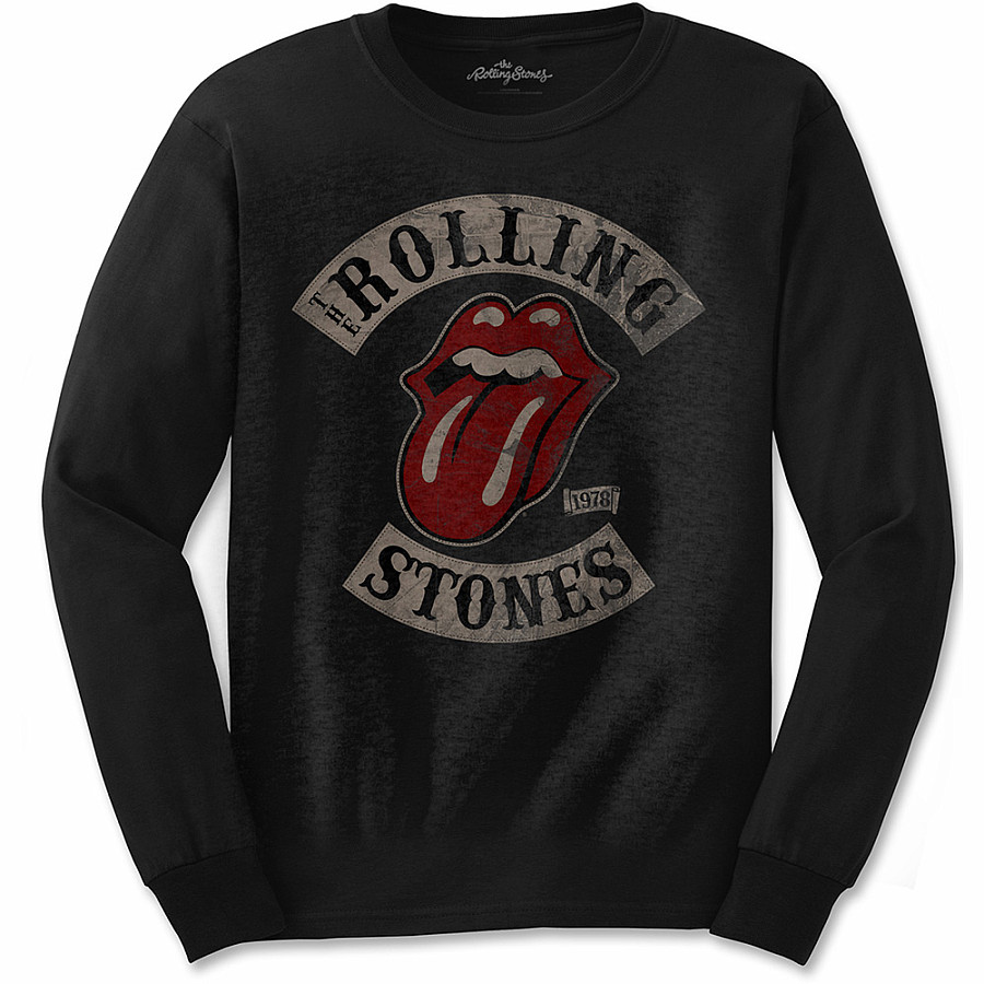 Rolling Stones tričko dlouhý rukáv, Tour 78, pánské, velikost XXL