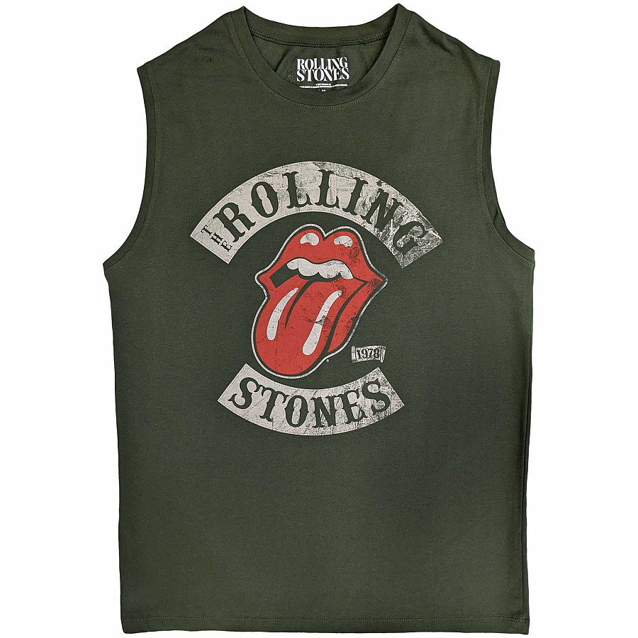 Rolling Stones tílko, Tour 78 Green, pánské, velikost M