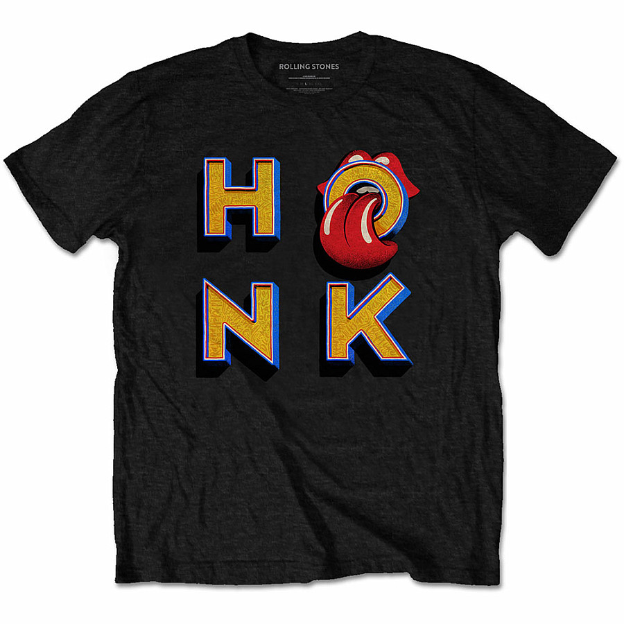Rolling Stones tričko, Honk Letters, pánské, velikost L