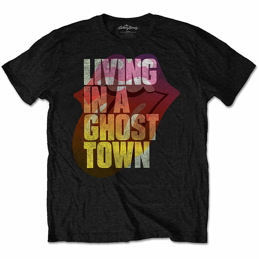 Rolling Stones tričko, Ghost Town Black, pánské, velikost S