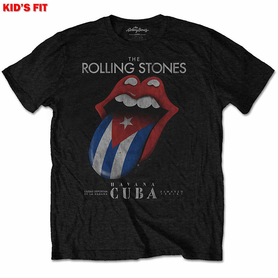 Rolling Stones tričko, Havana Cuba Black, dětské, velikost XS velikost XS věk (3-4 roky)
