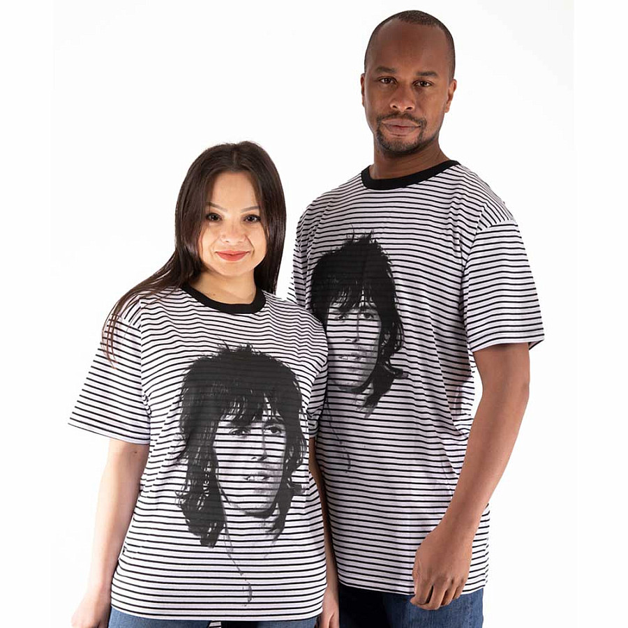 Rolling Stones tričko, Keith Striped Black &amp; White, pánské, velikost XXL