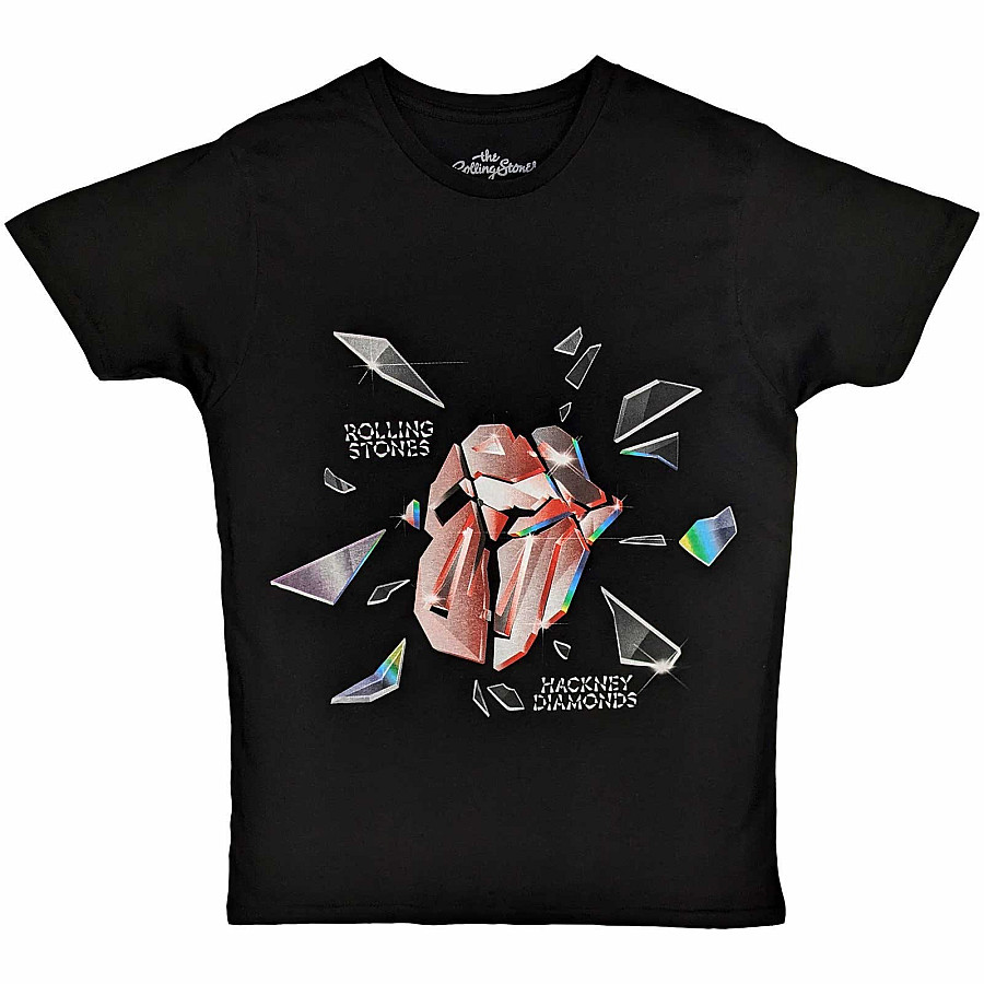 Rolling Stones tričko, Hackney Diamonds Explosion Black, pánské, velikost M