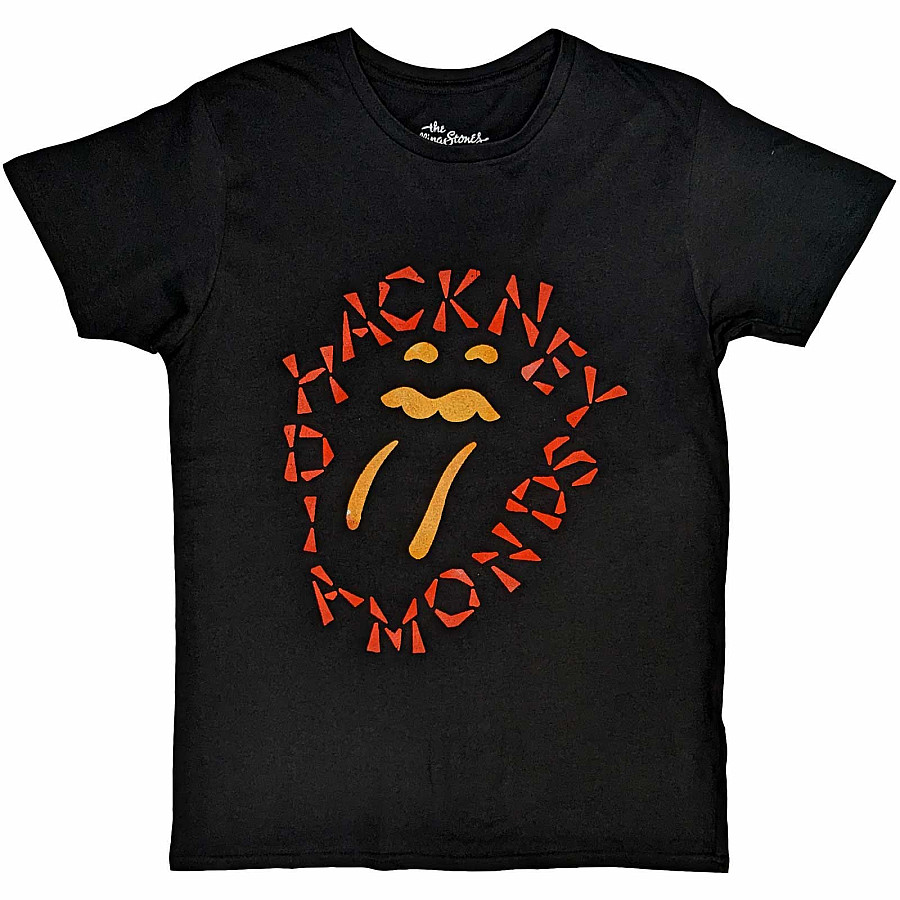 Rolling Stones tričko, Hackney Diamonds Negative Tongue Black, pánské, velikost L