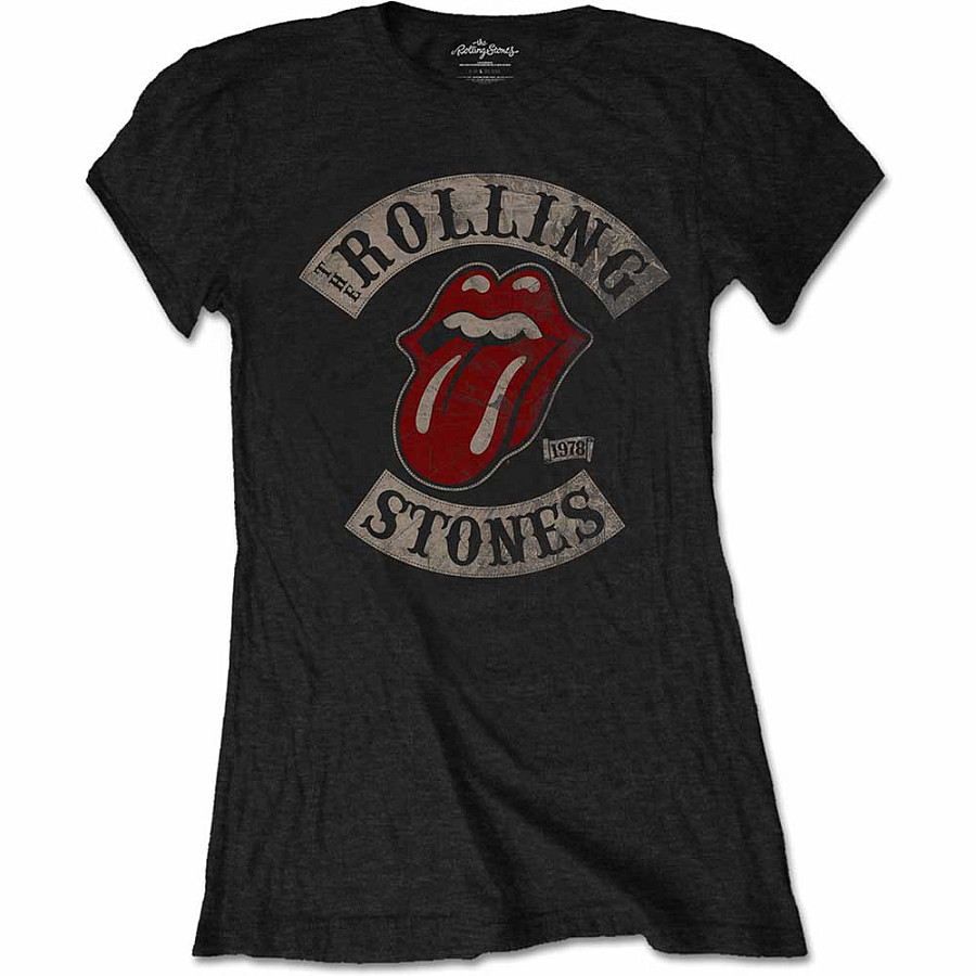 Rolling Stones tričko, Tour 78, dámské, velikost XS