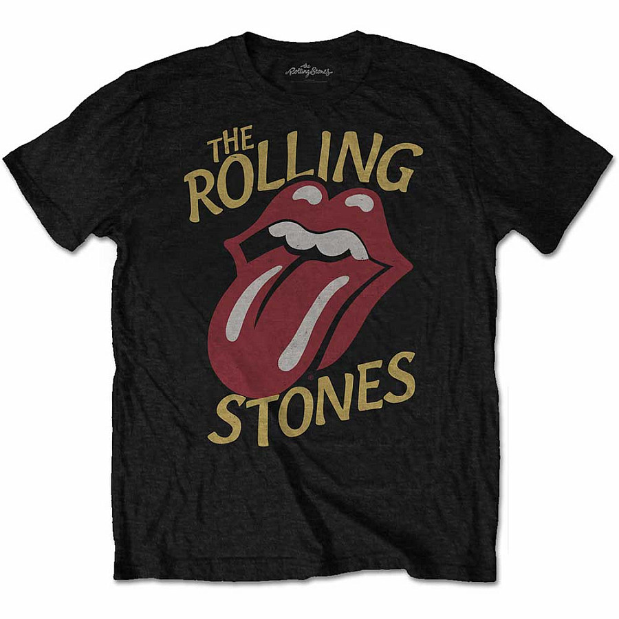 Rolling Stones tričko, Vintage Typeface, pánské, velikost M