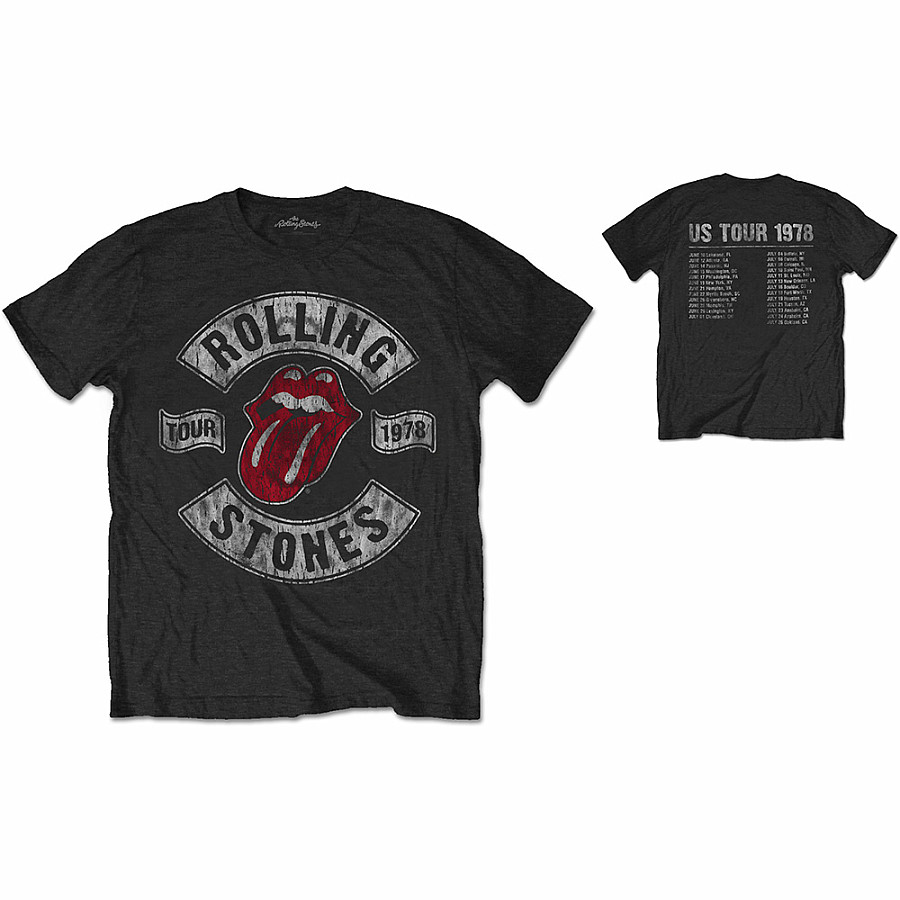Rolling Stones tričko, US Tour 1978, pánské, velikost XXL